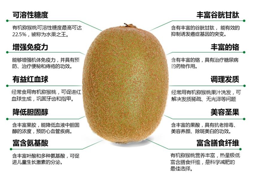 猕猴桃的攻效太多了，看这里！